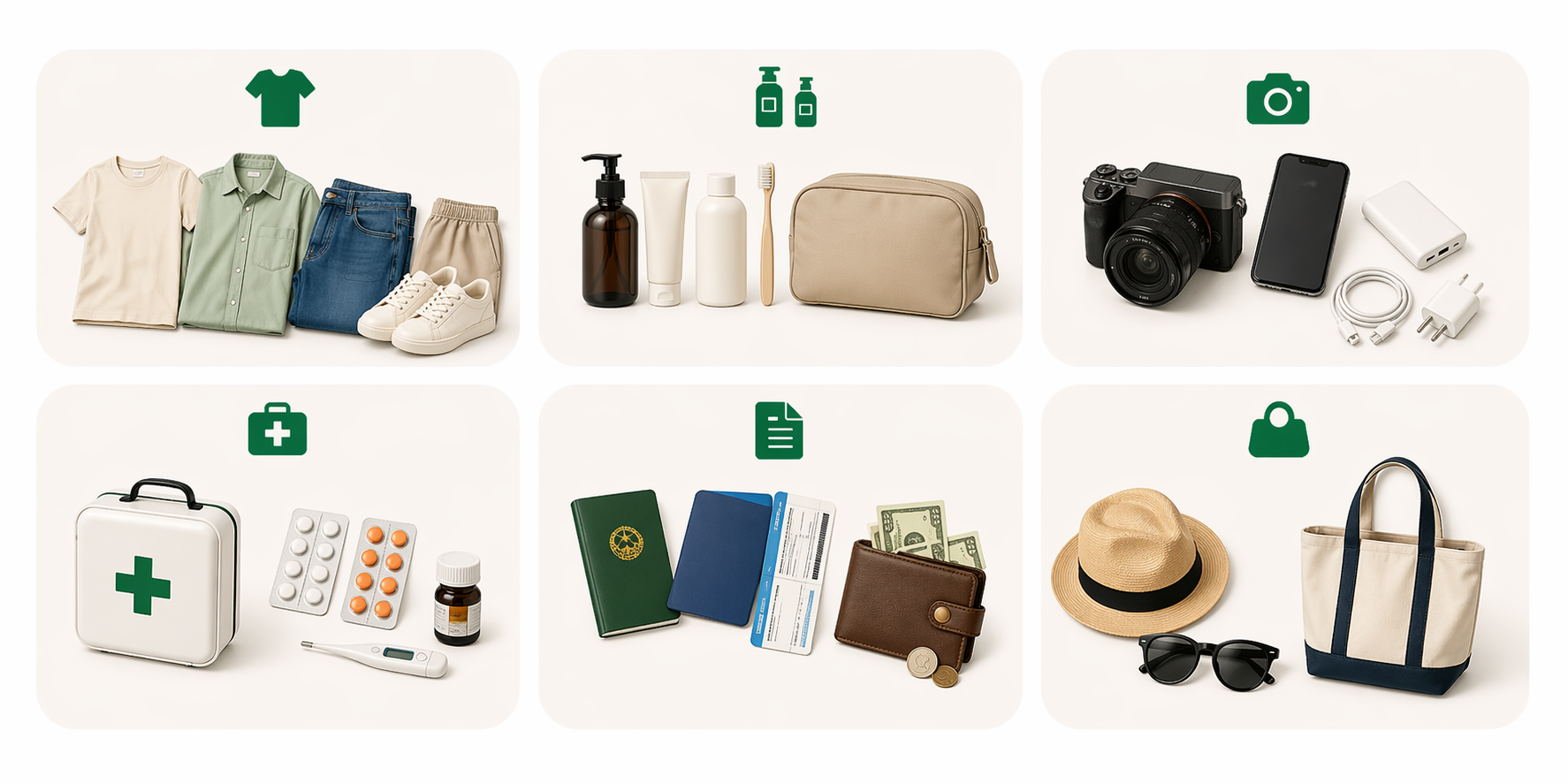 Checklist hành lý gọn nhẹ cho chuyến du lịch 3 ngày 2 đêm